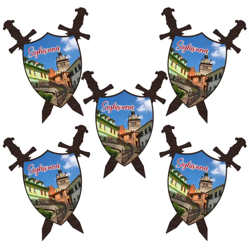 Sighisoara, magnet palos cu sabii,  mgs185v
